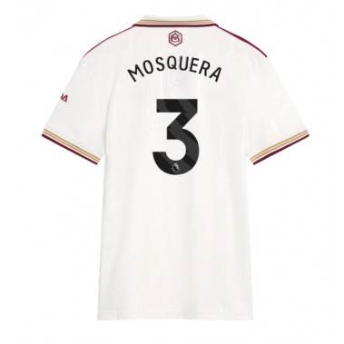 Arsenal Cristhian Mosquera #3 Koszulka Trzecia damskie 2025-26 Krótki Rękaw Arsenal Cristhian Mosquera #3 Koszulka Trzecia damskie 2025-26 Krótki Rękaw