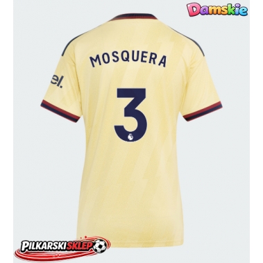 Arsenal Cristhian Mosquera #3 Koszulka Trzecia damskie 2026-27 Krótki Rękaw
