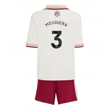 Arsenal Cristhian Mosquera #3 Koszulka Trzecia dzieci 2025-26 Krótki Rękaw (+ krótkie spodenki) Arsenal Cristhian Mosquera #3 Koszulka Trzecia dzieci 2025-26 Krótki Rękaw (+ krótkie spodenki)