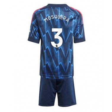 Arsenal Cristhian Mosquera #3 Koszulka Wyjazdowa dzieci 2025-26 Krótki Rękaw (+ krótkie spodenki) Arsenal Cristhian Mosquera #3 Koszulka Wyjazdowa dzieci 2025-26 Krótki Rękaw (+ krótkie spodenki)