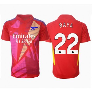 Arsenal David Raya #22 Bramkarskie Koszulka Wyjazdowa 2024-25 Krótki Rękaw