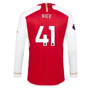 Arsenal Declan Rice #41 Koszulka Podstawowa 2023-24 Długi Rękaw
