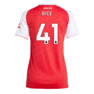 Arsenal Declan Rice #41 Koszulka Podstawowa damskie 2025-26 Krótki Rękaw Arsenal Declan Rice #41 Koszulka Podstawowa damskie 2025-26 Krótki Rękaw