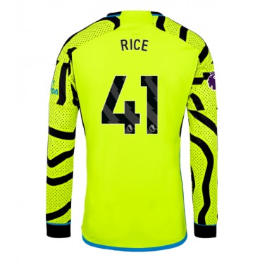 Arsenal Declan Rice #41 Koszulka Wyjazdowa 2023-24 Długi Rękaw