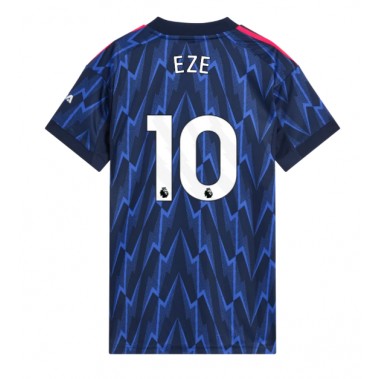 Arsenal Eberechi Eze #10 Koszulka Wyjazdowa damskie 2025-26 Krótki Rękaw Arsenal Eberechi Eze #10 Koszulka Wyjazdowa damskie 2025-26 Krótki Rękaw