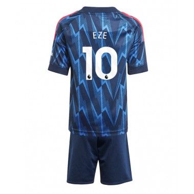 Arsenal Eberechi Eze #10 Koszulka Wyjazdowa dzieci 2025-26 Krótki Rękaw (+ krótkie spodenki)