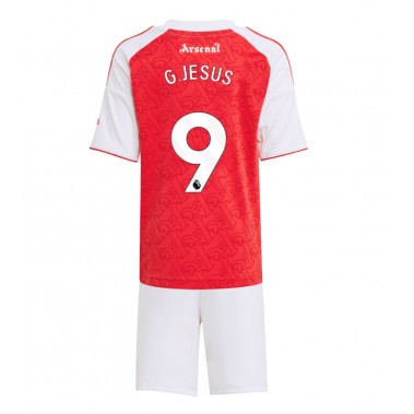 Arsenal Gabriel Jesus #9 Koszulka Podstawowa dzieci 2025-26 Krótki Rękaw (+ krótkie spodenki) Arsenal Gabriel Jesus #9 Koszulka Podstawowa dzieci 2025-26 Krótki Rękaw (+ krótkie spodenki)