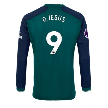 Arsenal Gabriel Jesus #9 Koszulka Trzecia 2023-24 Długi Rękaw