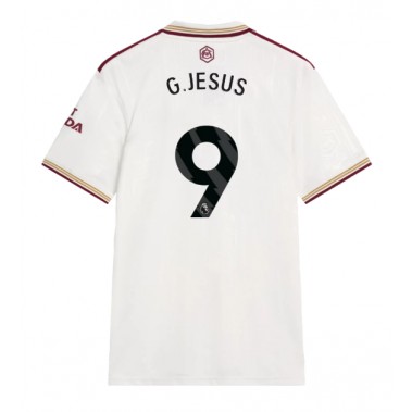 Arsenal Gabriel Jesus #9 Koszulka Trzecia 2025-26 Krótki Rękaw