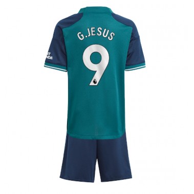 Arsenal Gabriel Jesus #9 Koszulka Trzecia dzieci 2023-24 Krótki Rękaw (+ krótkie spodenki)