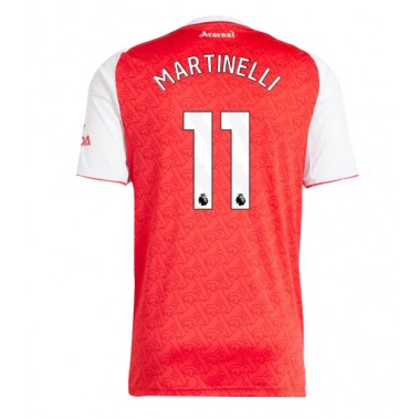 Arsenal Gabriel Martinelli #11 Koszulka Podstawowa 2025-26 Krótki Rękaw