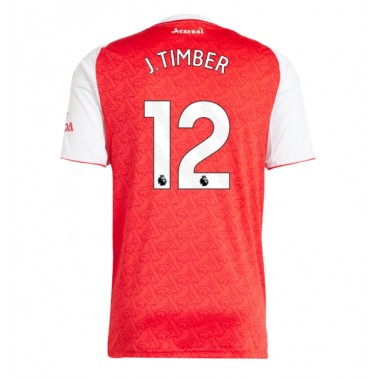 Arsenal Jurrien Timber #12 Koszulka Podstawowa 2025-26 Krótki Rękaw Arsenal Jurrien Timber #12 Koszulka Podstawowa 2025-26 Krótki Rękaw