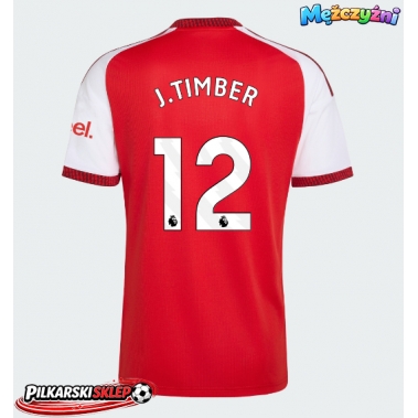 Arsenal Jurrien Timber #12 Koszulka Podstawowa 2026-27 Krótki Rękaw
