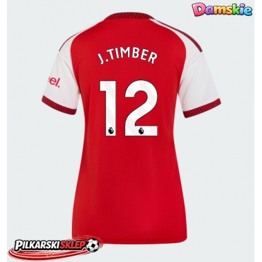 Arsenal Jurrien Timber #12 Koszulka Podstawowa damskie 2026-27 Krótki Rękaw