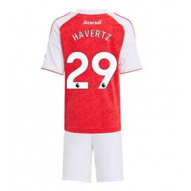 Arsenal Kai Havertz #29 Koszulka Podstawowa dzieci 2025-26 Krótki Rękaw (+ krótkie spodenki)