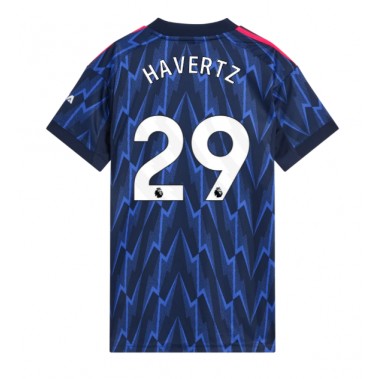 Arsenal Kai Havertz #29 Koszulka Wyjazdowa damskie 2025-26 Krótki Rękaw Arsenal Kai Havertz #29 Koszulka Wyjazdowa damskie 2025-26 Krótki Rękaw