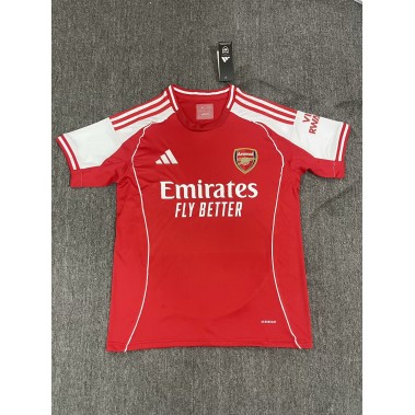 Arsenal Koszulka Podstawowa 2025-26 Krótki Rękaw