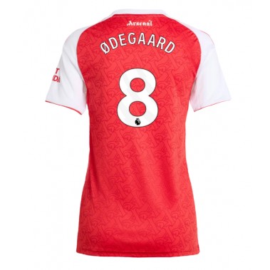 Arsenal Martin Odegaard #8 Koszulka Podstawowa damskie 2025-26 Krótki Rękaw Arsenal Martin Odegaard #8 Koszulka Podstawowa damskie 2025-26 Krótki Rękaw