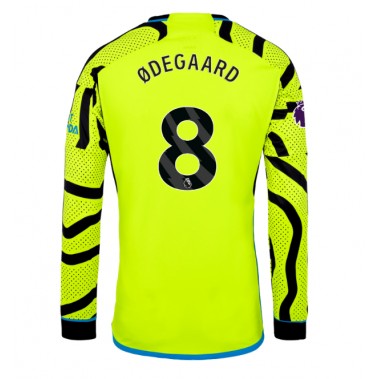 Arsenal Martin Odegaard #8 Koszulka Wyjazdowa 2023-24 Długi Rękaw