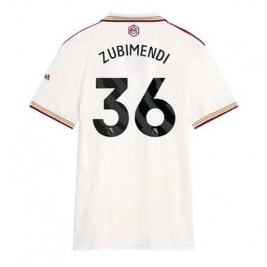 Arsenal Martin Zubimendi #36 Koszulka Trzecia damskie 2025-26 Krótki Rękaw
