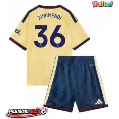 Arsenal Martin Zubimendi #36 Koszulka Trzecia dzieci 2026-27 Krótki Rękaw (+ krótkie spodenki)