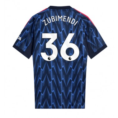 Arsenal Martin Zubimendi #36 Koszulka Wyjazdowa 2025-26 Krótki Rękaw Arsenal Martin Zubimendi #36 Koszulka Wyjazdowa 2025-26 Krótki Rękaw