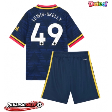 Arsenal Myles Lewis-Skelly #49 Koszulka Wyjazdowa dzieci 2026-27 Krótki Rękaw (+ krótkie spodenki)