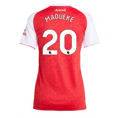 Arsenal Noni Madueke #20 Koszulka Podstawowa damskie 2025-26 Krótki Rękaw
