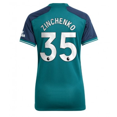 Arsenal Oleksandr Zinchenko #35 Koszulka Trzecia damskie 2023-24 Krótki Rękaw