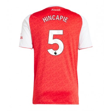 Arsenal Piero Hincapie #5 Koszulka Podstawowa 2025-26 Krótki Rękaw Arsenal Piero Hincapie #5 Koszulka Podstawowa 2025-26 Krótki Rękaw
