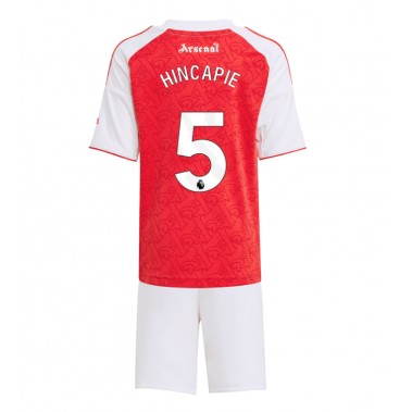 Arsenal Piero Hincapie #5 Koszulka Podstawowa dzieci 2025-26 Krótki Rękaw (+ krótkie spodenki) Arsenal Piero Hincapie #5 Koszulka Podstawowa dzieci 2025-26 Krótki Rękaw (+ krótkie spodenki)