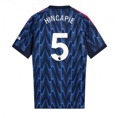 Arsenal Piero Hincapie #5 Koszulka Wyjazdowa 2025-26 Krótki Rękaw