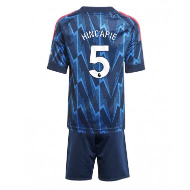 Arsenal Piero Hincapie #5 Koszulka Wyjazdowa dzieci 2025-26 Krótki Rękaw (+ krótkie spodenki) Arsenal Piero Hincapie #5 Koszulka Wyjazdowa dzieci 2025-26 Krótki Rękaw (+ krótkie spodenki)
