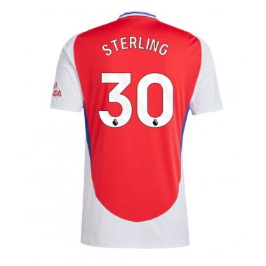 Arsenal Raheem Sterling #30 Koszulka Podstawowa 2024-25 Krótki Rękaw Arsenal Raheem Sterling #30 Koszulka Podstawowa 2024-25 Krótki Rękaw