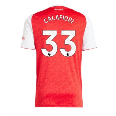 Arsenal Riccardo Calafiori #33 Koszulka Podstawowa 2025-26 Krótki Rękaw