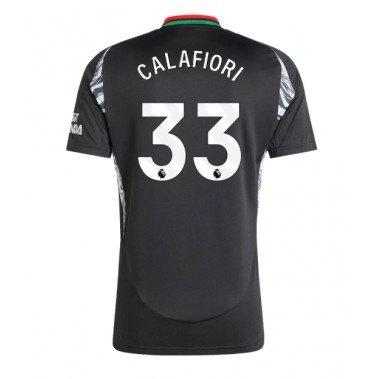 Arsenal Riccardo Calafiori #33 Koszulka Wyjazdowa 2024-25 Krótki Rękaw Arsenal Riccardo Calafiori #33 Koszulka Wyjazdowa 2024-25 Krótki Rękaw