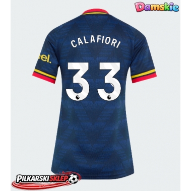 Arsenal Riccardo Calafiori #33 Koszulka Wyjazdowa damskie 2026-27 Krótki Rękaw