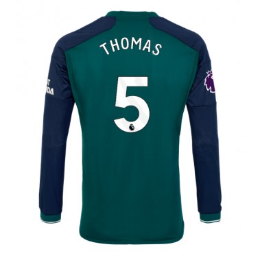 Arsenal Thomas Partey #5 Koszulka Trzecia 2023-24 Długi Rękaw