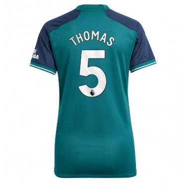 Arsenal Thomas Partey #5 Koszulka Trzecia damskie 2023-24 Krótki Rękaw