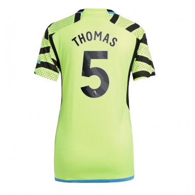 Arsenal Thomas Partey #5 Koszulka Wyjazdowa damskie 2023-24 Krótki Rękaw