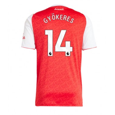 Arsenal Viktor Gyokeres #14 Koszulka Podstawowa 2025-26 Krótki Rękaw Arsenal Viktor Gyokeres #14 Koszulka Podstawowa 2025-26 Krótki Rękaw