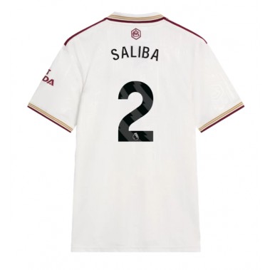 Arsenal William Saliba #2 Koszulka Trzecia 2025-26 Krótki Rękaw Arsenal William Saliba #2 Koszulka Trzecia 2025-26 Krótki Rękaw