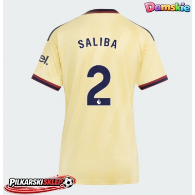 Arsenal William Saliba #2 Koszulka Trzecia damskie 2026-27 Krótki Rękaw