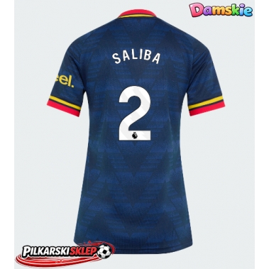 Arsenal William Saliba #2 Koszulka Wyjazdowa damskie 2026-27 Krótki Rękaw