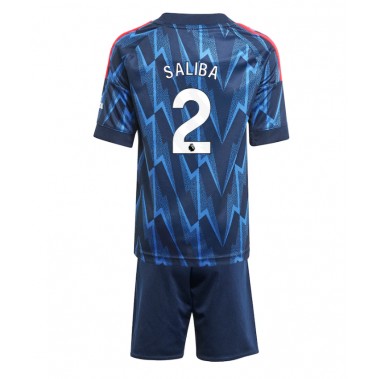 Arsenal William Saliba #2 Koszulka Wyjazdowa dzieci 2025-26 Krótki Rękaw (+ krótkie spodenki) Arsenal William Saliba #2 Koszulka Wyjazdowa dzieci 2025-26 Krótki Rękaw (+ krótkie spodenki)