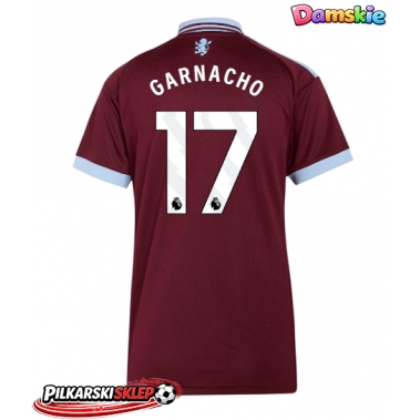 Aston Villa Alejandro Garnacho #17 Koszulka Podstawowa damskie 2026-27 Krótki Rękaw
