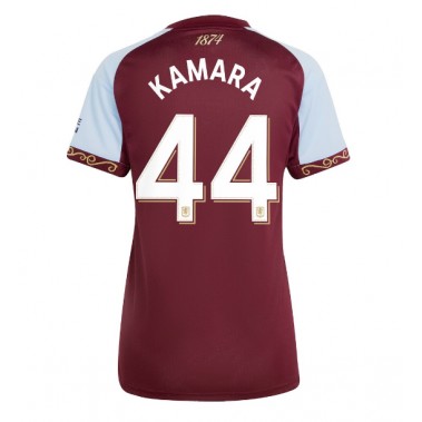 Aston Villa Boubacar Kamara #44 Koszulka Podstawowa damskie 2025-26 Krótki Rękaw Aston Villa Boubacar Kamara #44 Koszulka Podstawowa damskie 2025-26 Krótki Rękaw