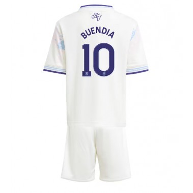 Aston Villa Emiliano Buendia #10 Koszulka Trzecia dzieci 2025-26 Krótki Rękaw (+ krótkie spodenki)