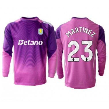 Aston Villa Emiliano Martinez #23 Bramkarskie Koszulka Trzecia 2025-26 Długi Rękaw