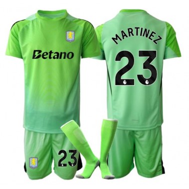 Aston Villa Emiliano Martinez #23 Bramkarskie Koszulka Wyjazdowa dzieci 2025-26 Krótki Rękaw (+ krótkie spodenki) Aston Villa Emiliano Martinez #23 Bramkarskie Koszulka Wyjazdowa dzieci 2025-26 Krótki Rękaw (+ krótkie spodenki)